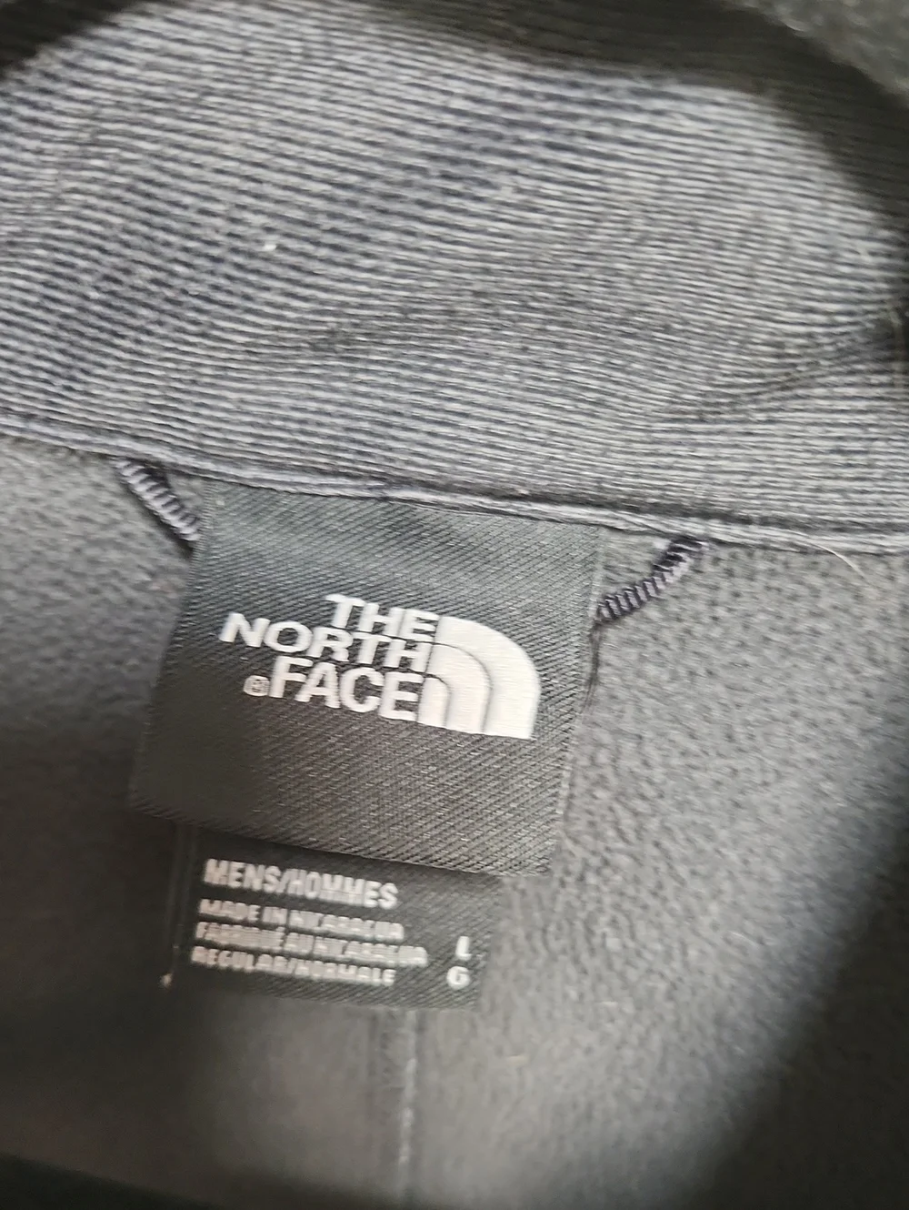 The North Face Men's Bionic Apex 3 Charcoal Gray Zip Fleece Vest Sz.L
